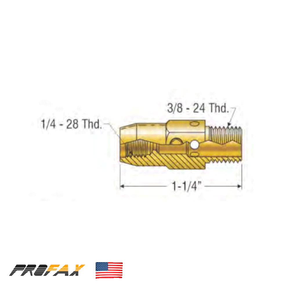 PFX54A Gas Difusor / Porta Tip M400 Profax - Unidad - Soldametal