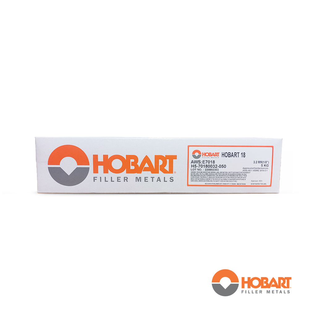 Electrodo 18 1/8" (3.2mm) - HOBART (Tipo supercito)