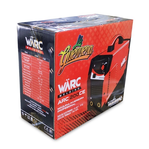 Warc 200ARC + Guantes de Cuero Reforzados – Máquina de soldar SMAW